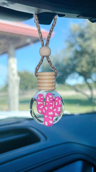 Neon Pink Cactus Hanging Diffuser