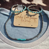 2″ Navajo Style Texture Hoop Earrings